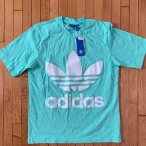 Oversized Mint Adidas T-Shirt